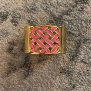 Lilly Pulitzer Pink and Gold Bangle
